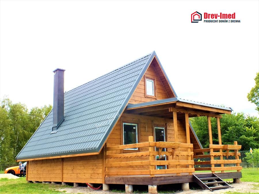 T-5-2 Weranda od kuchni pow:przy podstawie 35,5 m2 + taras i werandy 14 m2