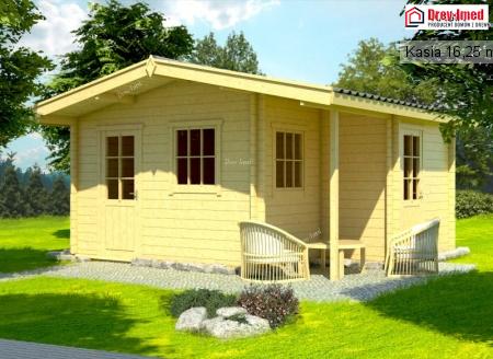 Dom drewniany Kasia 16,25 m2 + 3,75 m2 taras 